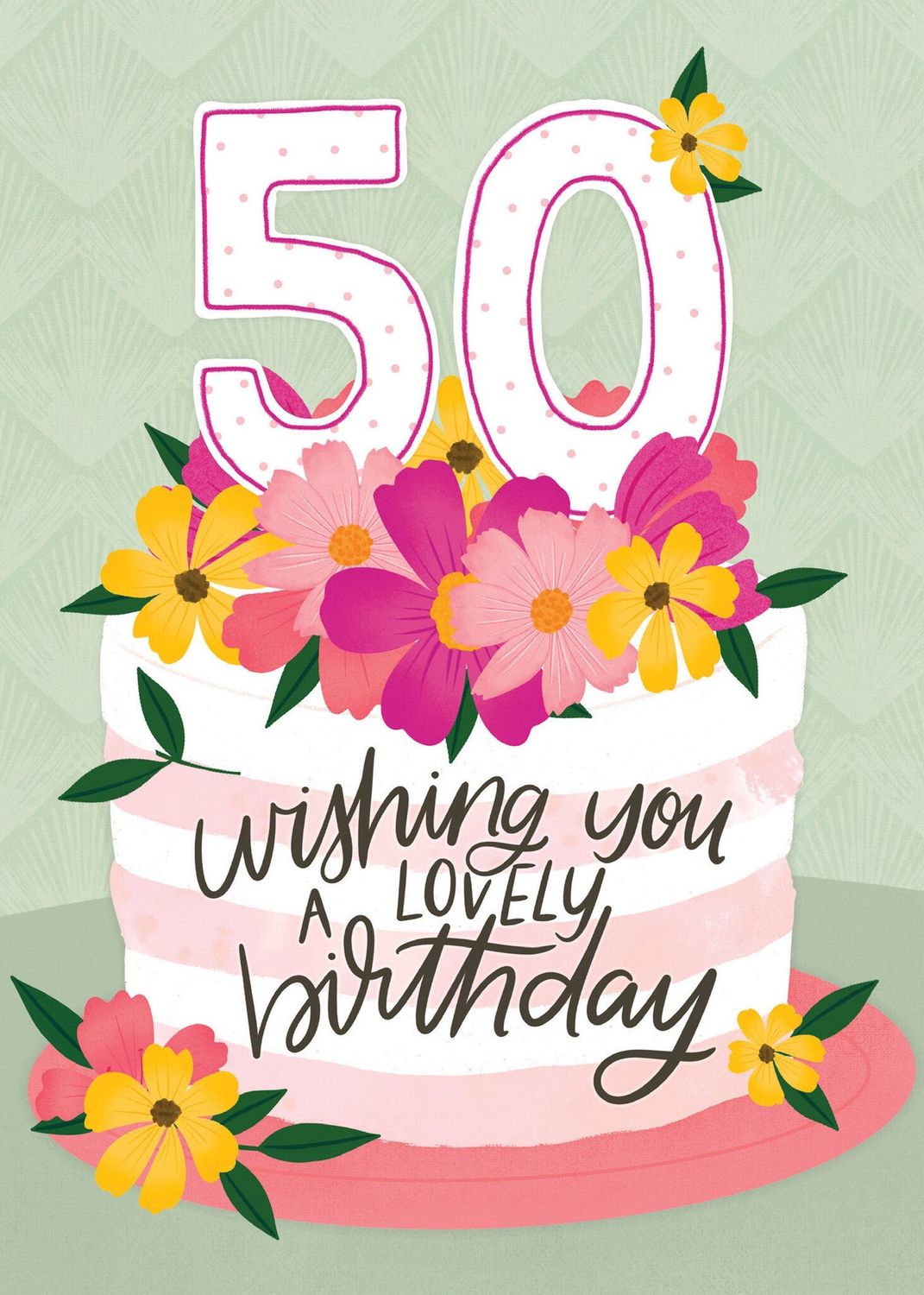 363-MLST0050H - LOVELY BIRTHDAY CAKE / 50