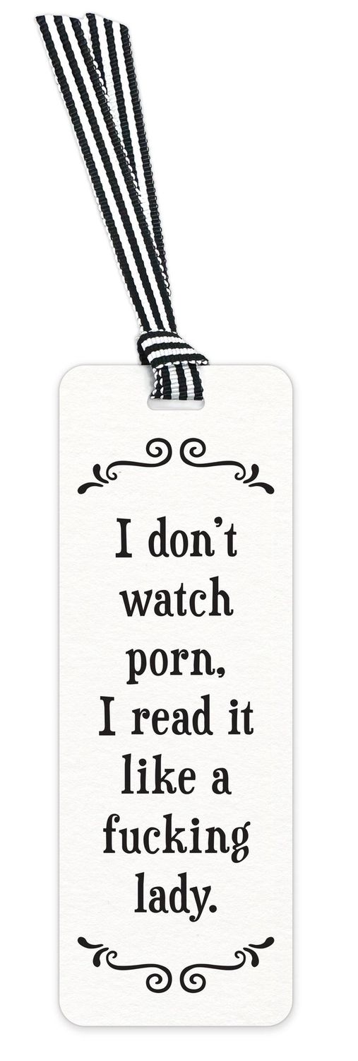479-SFBM0293 - SCRUNCHY FACE BOOKMARK / READ PORN