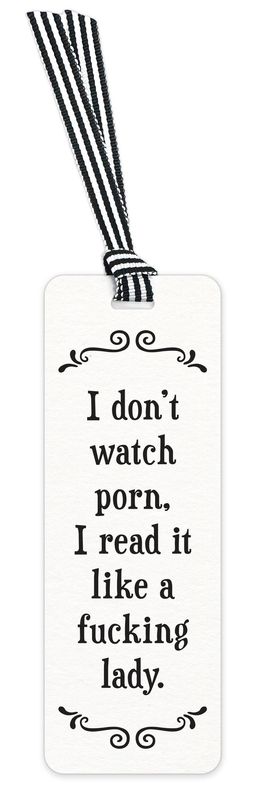 479-SFBM0293 - SCRUNCHY FACE BOOKMARK / READ PORN