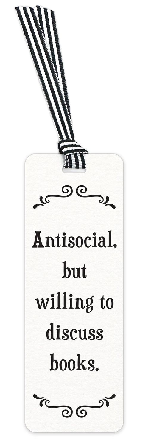 479-SFBM0296 - SCRUNCHY FACE BOOKMARK / DISCUSS BOOKS