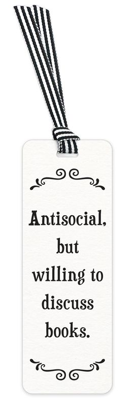 479-SFBM0296 - SCRUNCHY FACE BOOKMARK / DISCUSS BOOKS