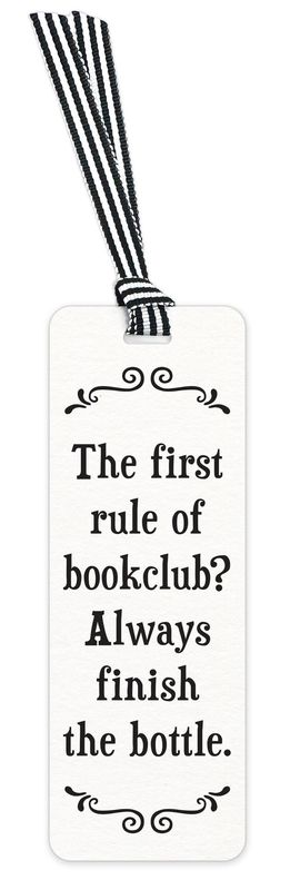 479-SFBM0292 - SCRUNCHY FACE BOOKMARK / RULE OF BOOKCLUB