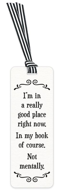 479-SFBM0286 - SCRUNCHY FACE BOOKMARK / GOOD PLACE