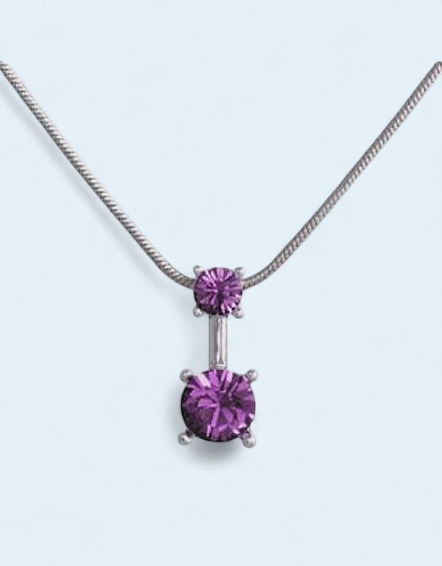 1041AM - ANNALEECE NECKLACE - SWEET / AMETHYST