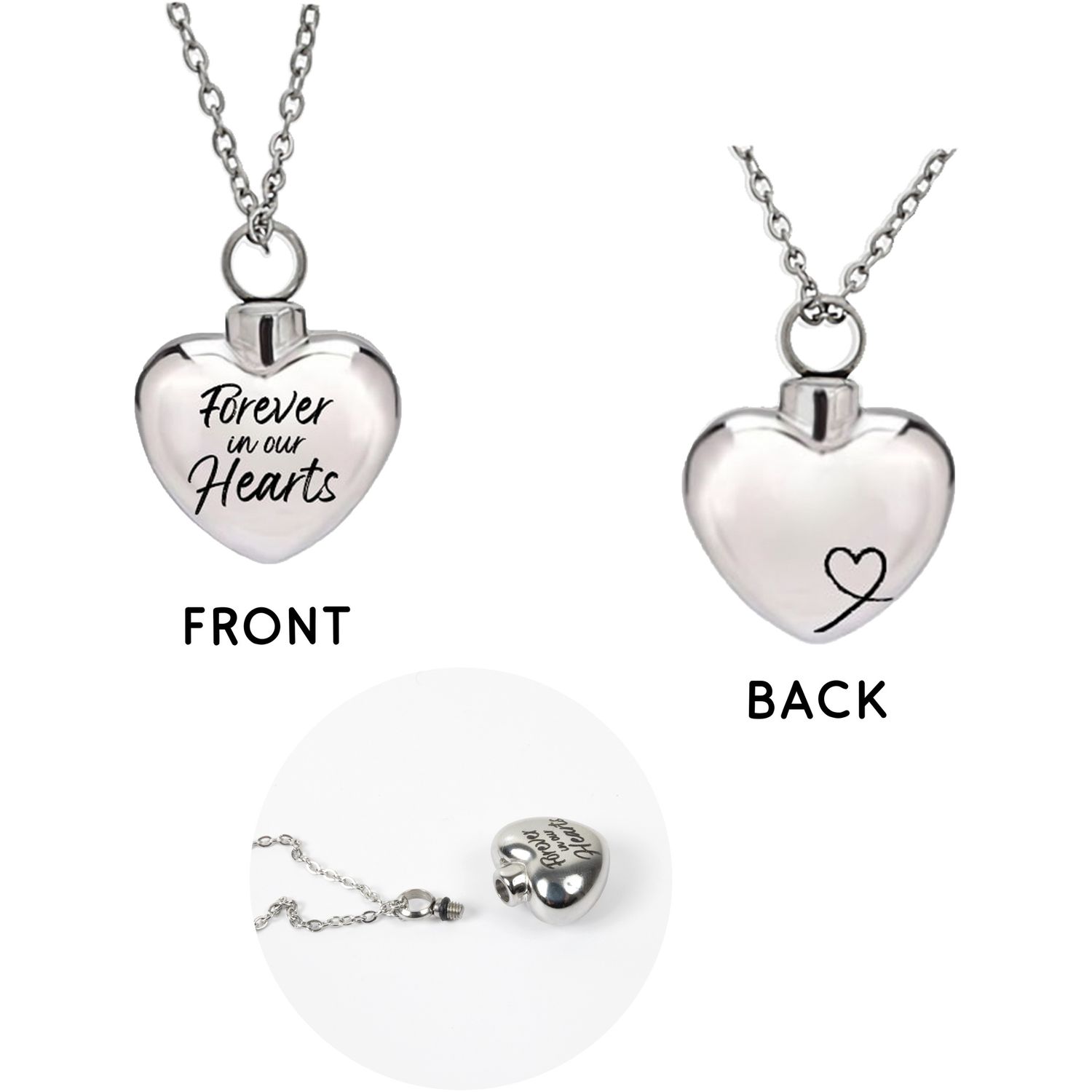99227 - MEMORIAL NECKLACE - HEARTS