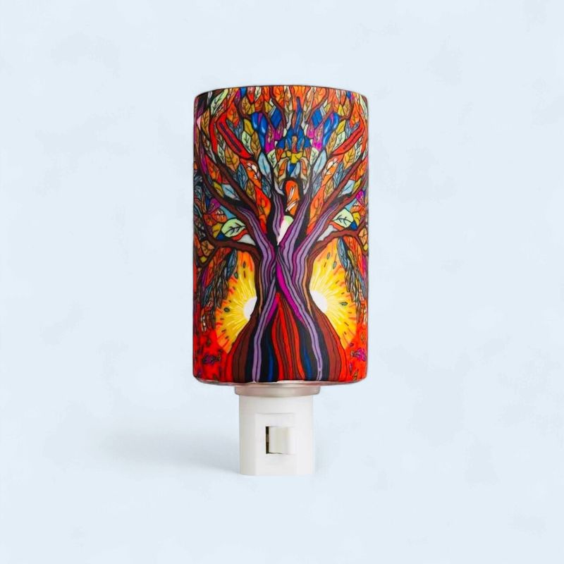 260004 - NIGHT LIGHT - COLOURFUL TREE OF LIFE