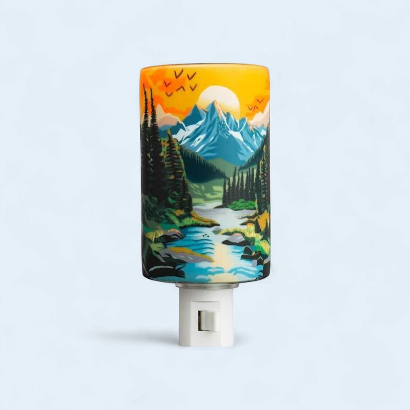 260011 - NIGHT LIGHT - SCENIC MOUNTAINS