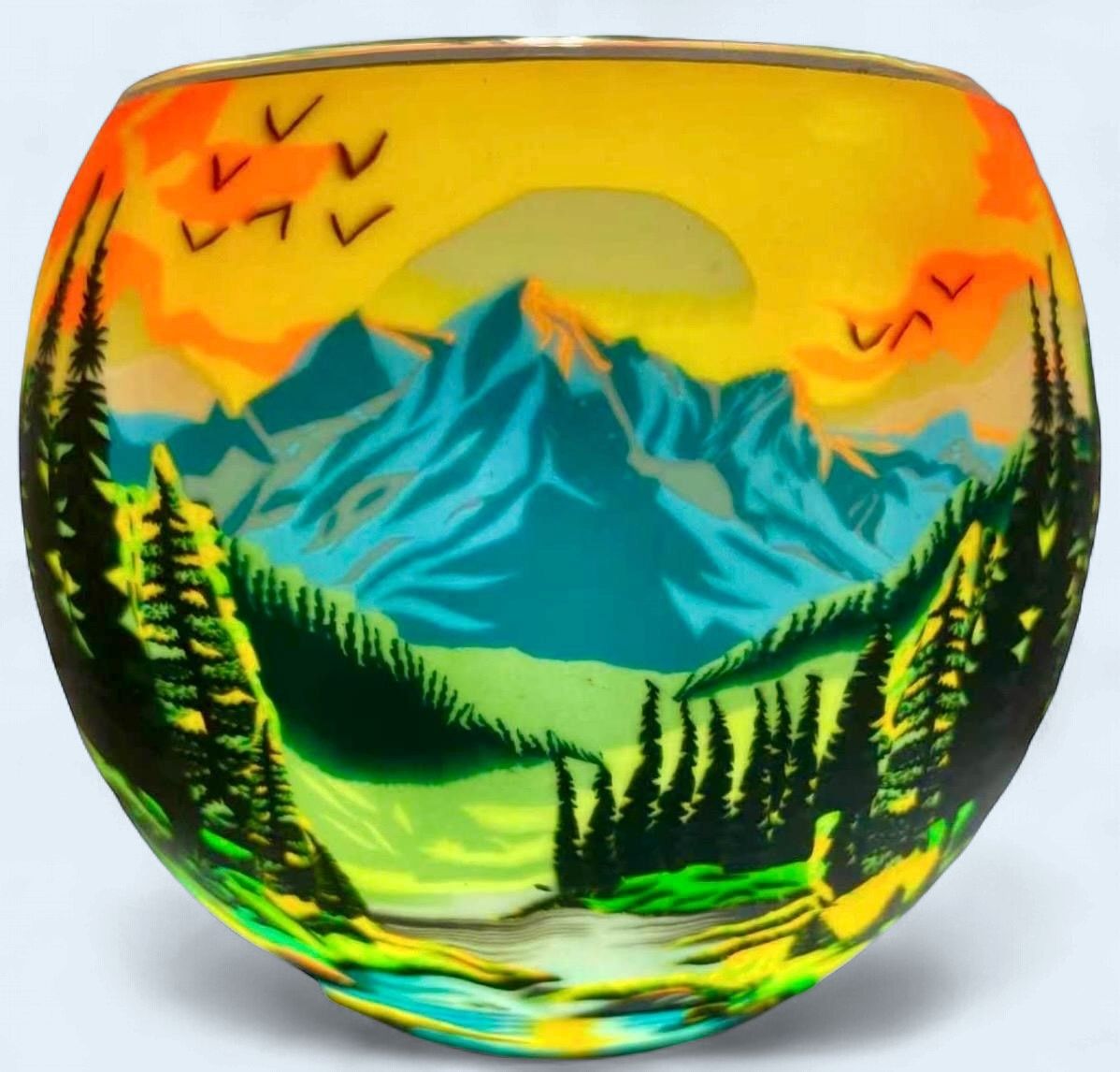 250247 - CLAYMASTER LIGHT GLASS - COLOURFUL MOUNTAIN PASS