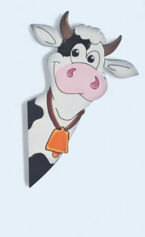 HUN26S - METAL WALL/FENCE ART - 3/ASST -  COW / ROOSTER / DONKEY