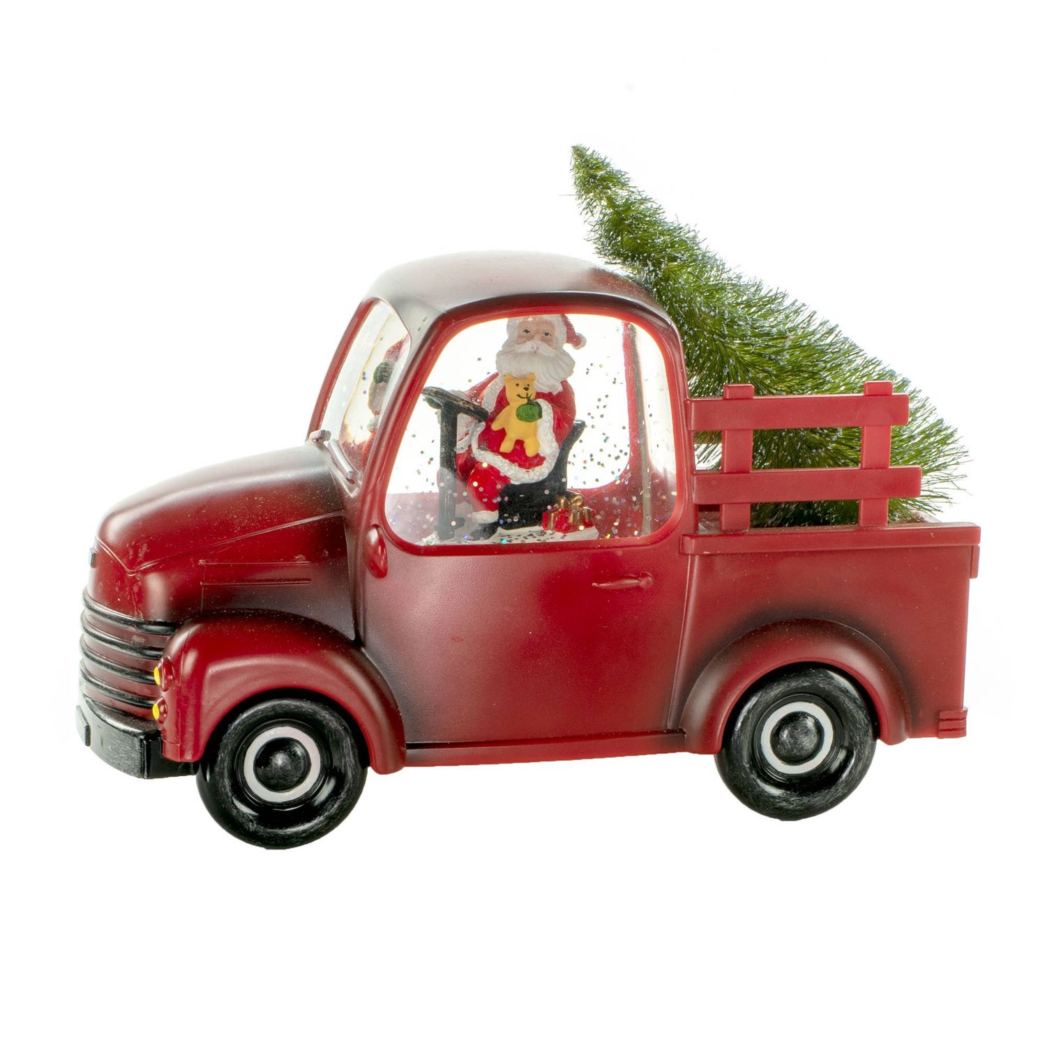 CB9006 - SNOW GLOBE - LED CHRISTMAS PICK UP TRUCK