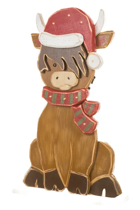 S3070 - HIGHLAND COW LED DECOR