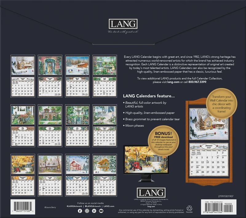 2027 LANG CALENDAR - COUNTRY WELCOME
