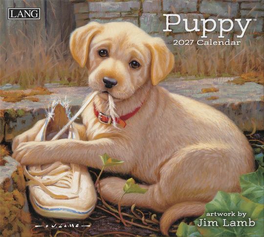 2027 LANG CALENDAR - PUPPPIES