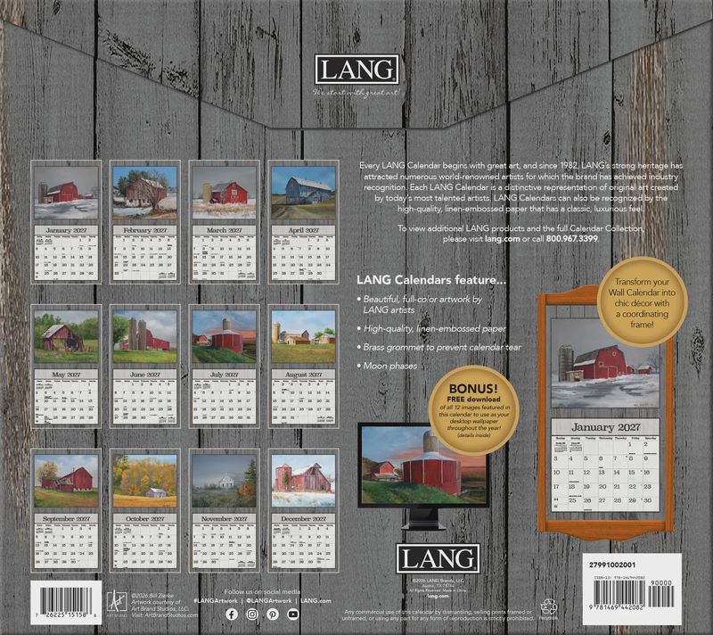 2027 LANG CALENDAR - ON THE FARM