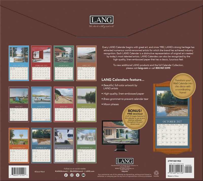 2027 LANG CALENDAR - COTTAGE COUNTRY