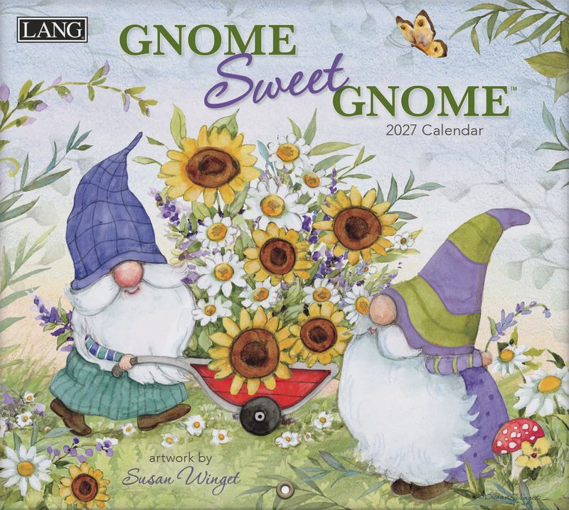 2027 LANG CALENDAR - GNOME SWEET GNOME
