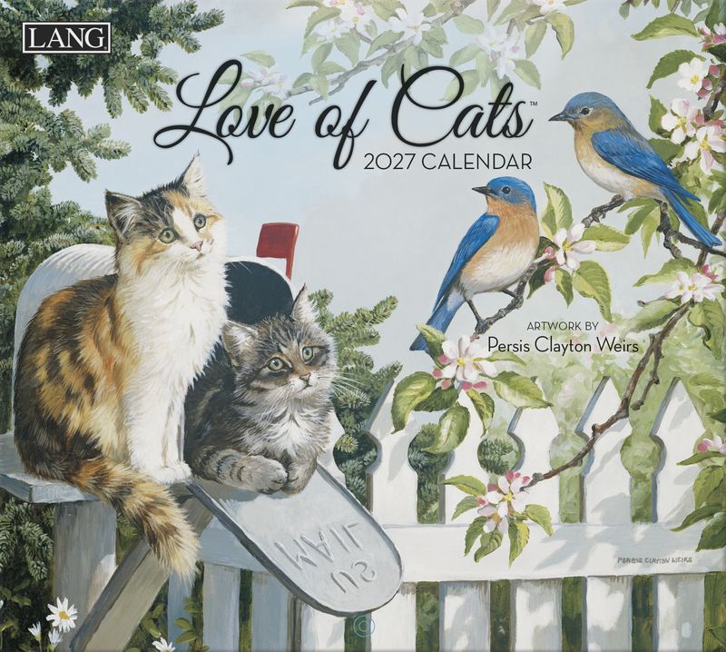 2027 LANG CALENDAR - LOVE OF CATS