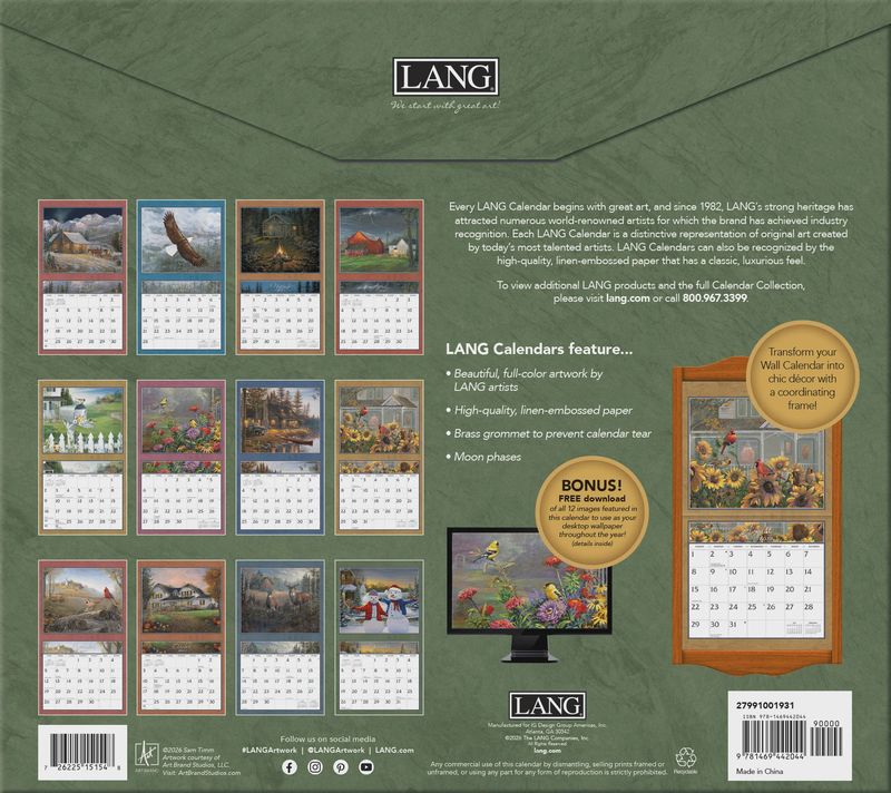 2027 LANG CALENDAR - MEADOWLAND