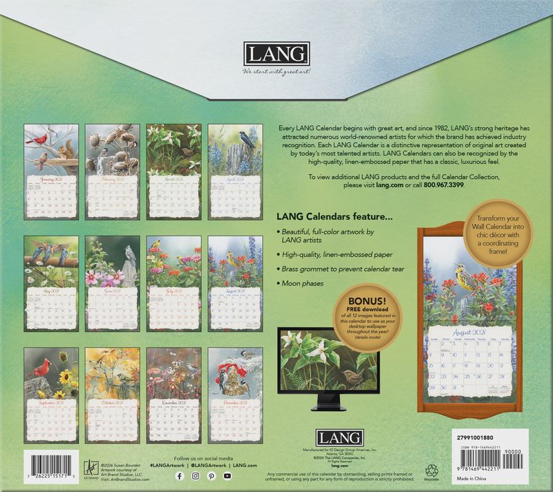 2027 LANG CALENDAR - SONGBIRDS