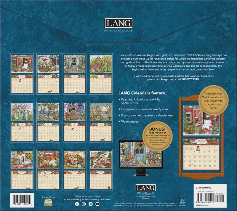2027 LANG CALENDAR - HEART &amp; HOME