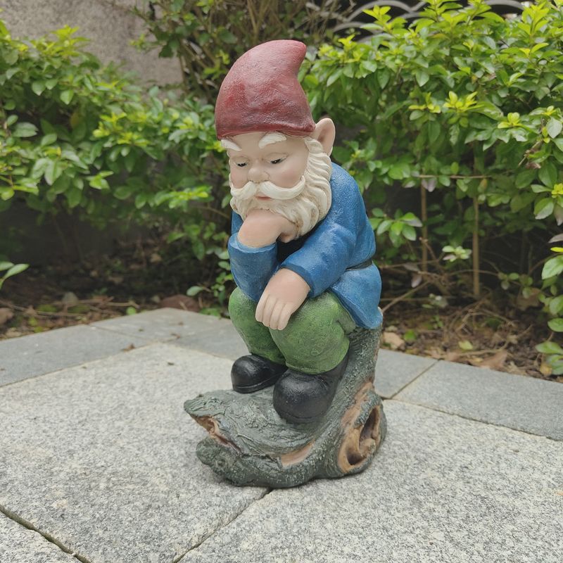 75616-07 - THE THINKER GNOME / 10.7" H