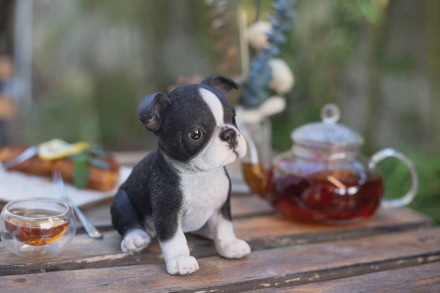 87624-05 - BOSTON TERRIER PUPPY / 6.5" H