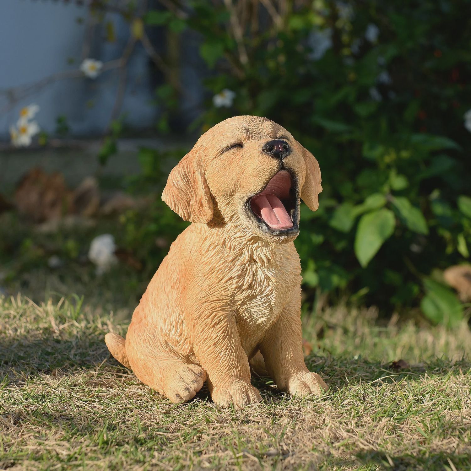87703-U - YAWNING GOLDEN RETRIEVER  PUPPY / 8.58" H