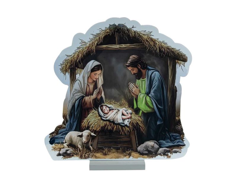 X4318 - 15.5" HOLY FAMILY INFINITY LIGHT