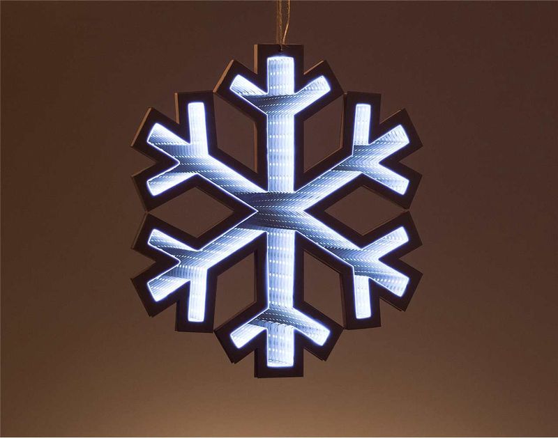 X4253 - 15.5" SNOWFLAKE INFINITY LIGHT
