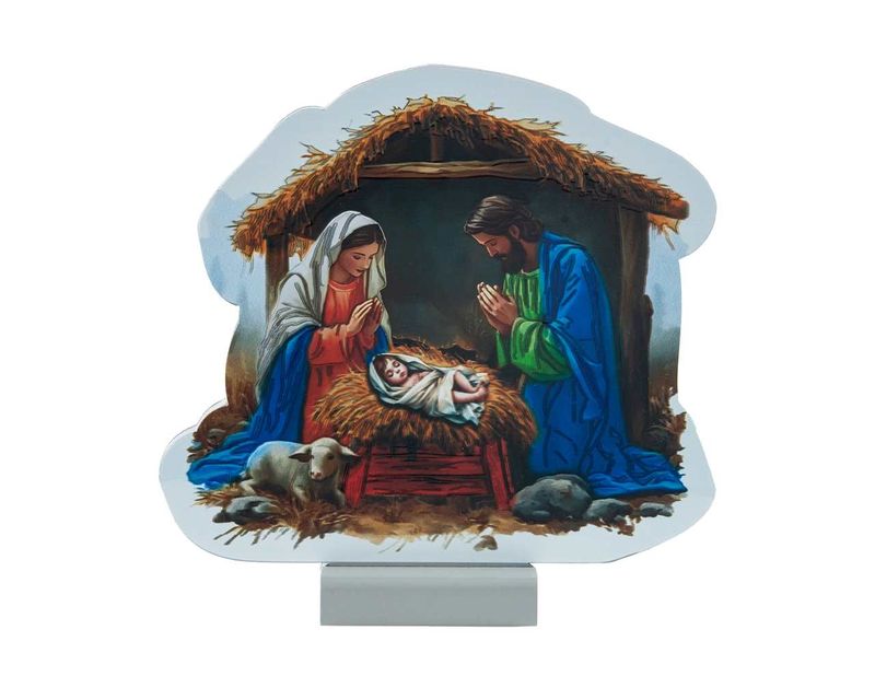 X4319 - 8" HOLY FAMILY INFINITY LIGHT
