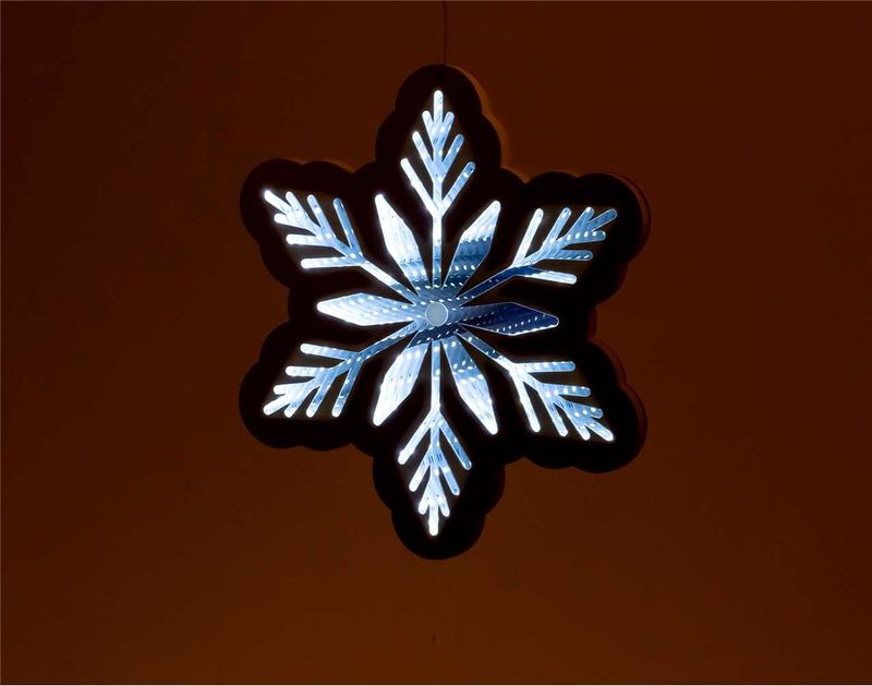 X4357 - 11.5" SNOWFLAKE INFINITY LIGHT
