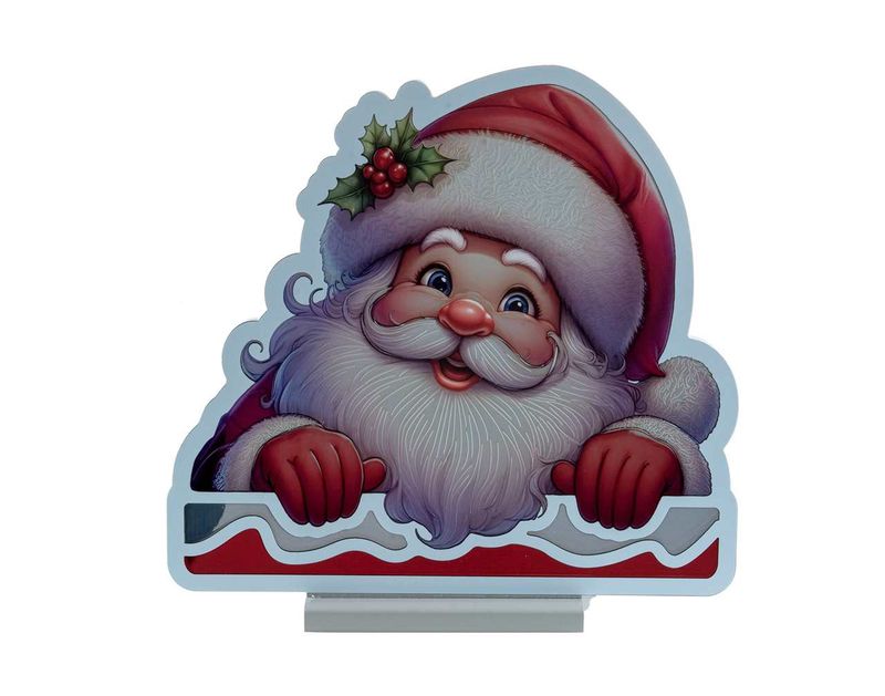 X4361 - 16" SANTA HEAD INFINITY LIGHT