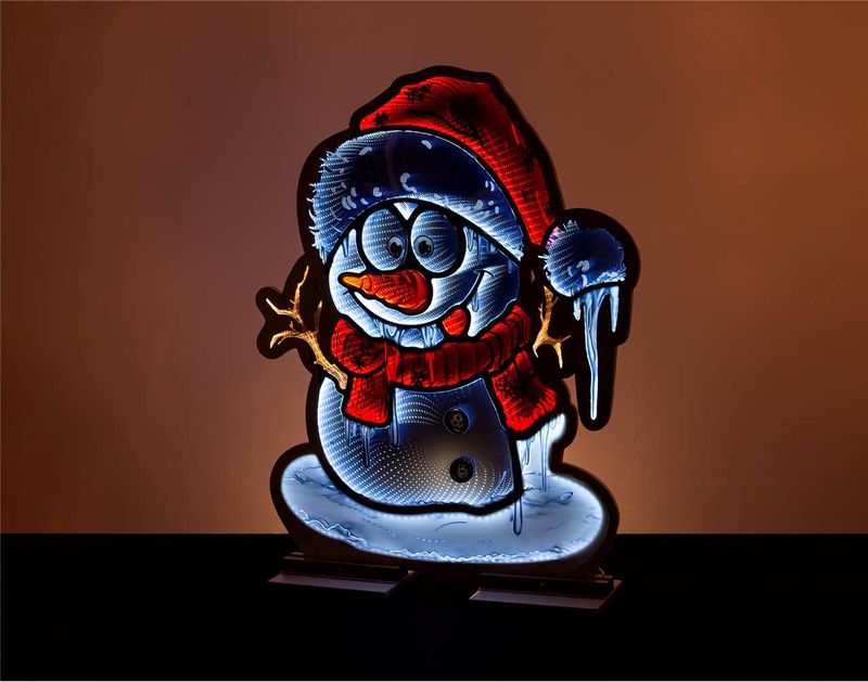 X4368 - 47" SILLY SNOWMAN INFINITY LIGHT
