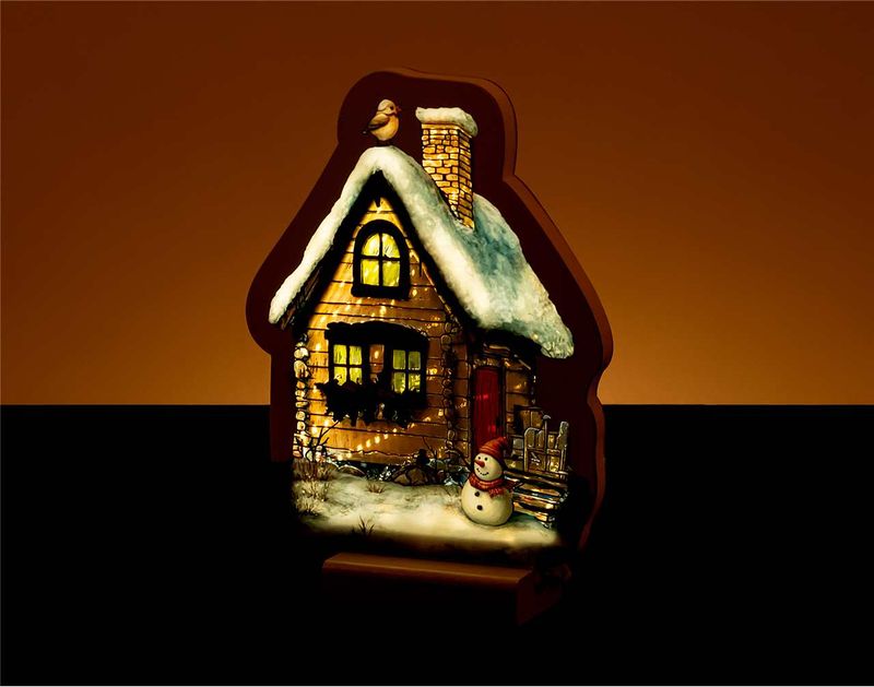 X4322 - 7.5" WINTER HOUSE INFINITY LIGHT