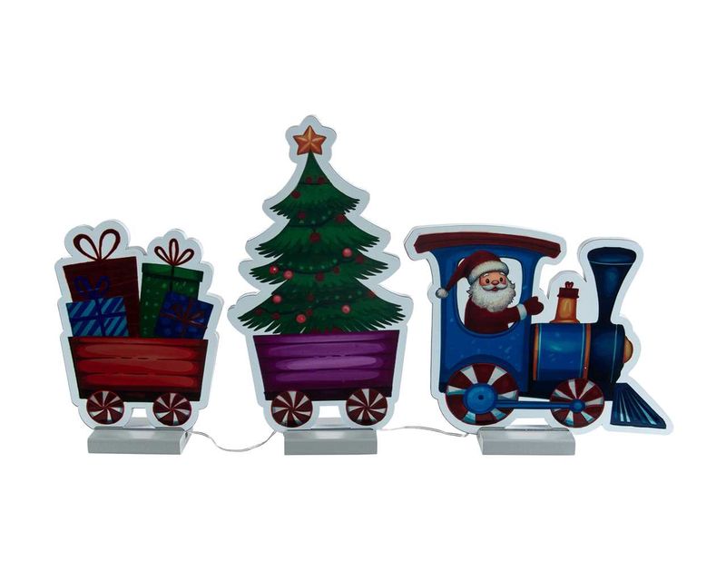 X4330 - 27.5" CHRISTMAS TRAIN INFINITY LIGHT