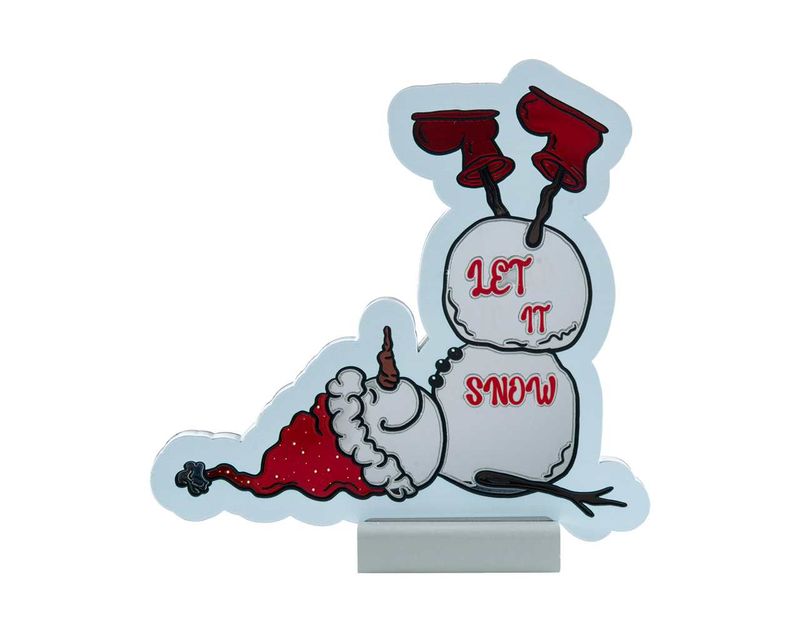 X4345 - 8" YOGA SNOWMAN INFINITY LIGHT