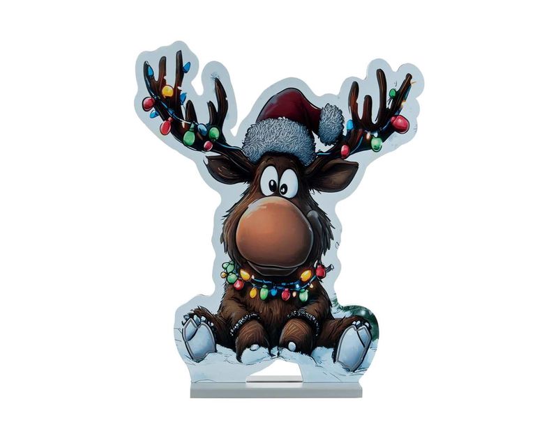 X4360 - 24" SITTING REINDEER INFINITY LIGHT
