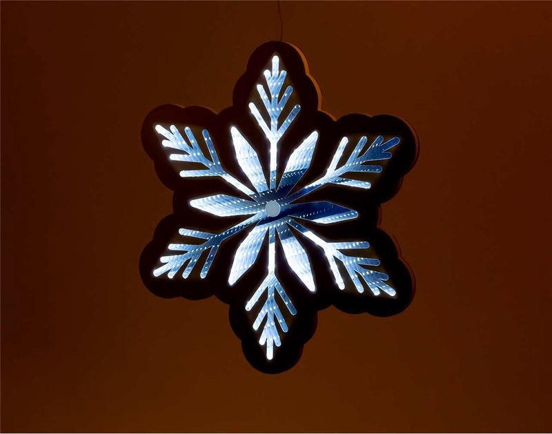 X4365 - 15" SNOWFLAKE INFINITY LIGHT