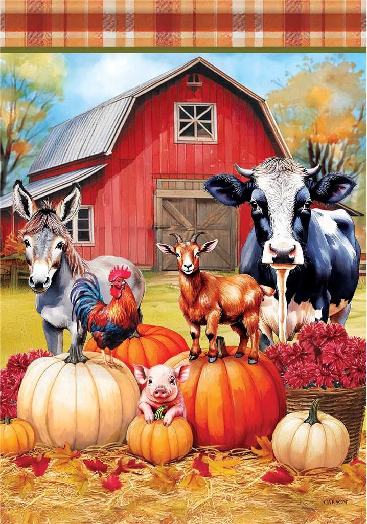 CS53685 - GARDEN FLAG - FUNNY FARM