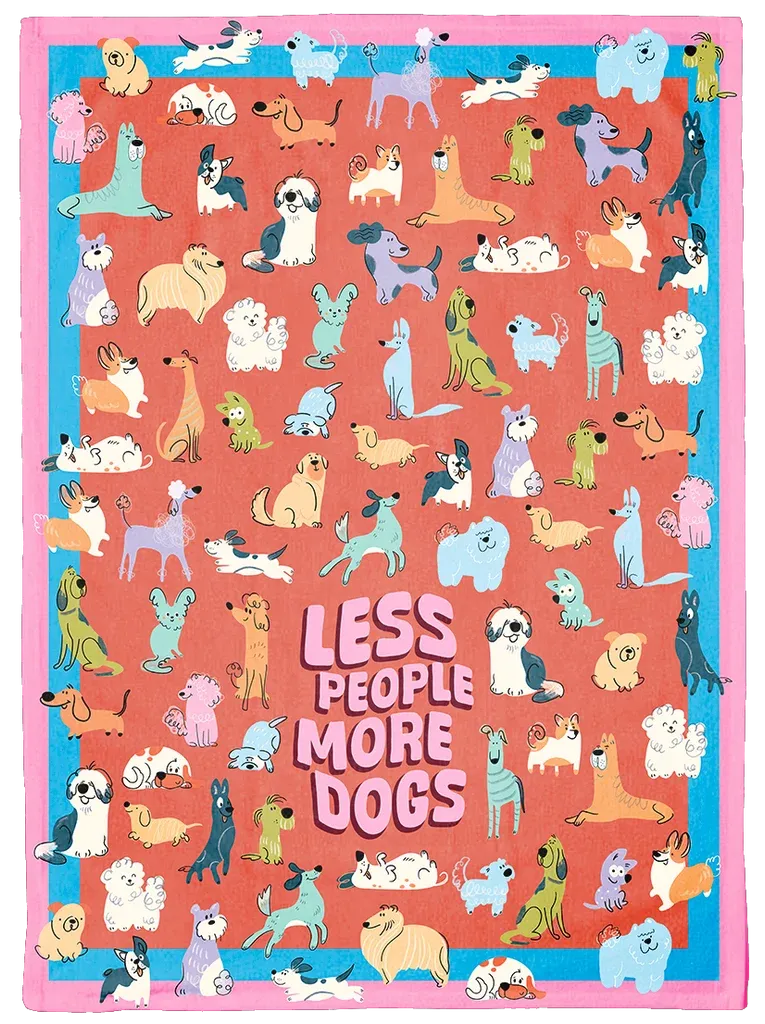 4623 - DISH TOWEL - MORE DOGS