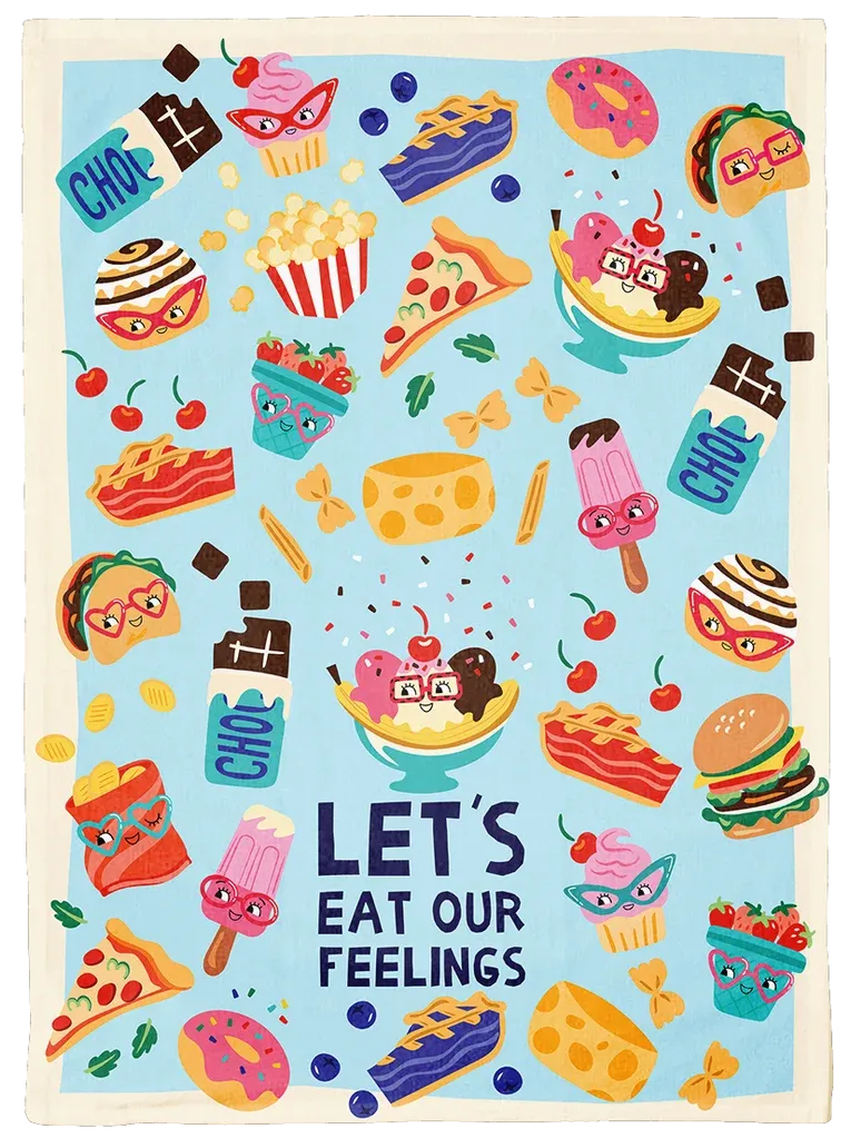 4661 - DISH TOWEL - EAT OUR FEELINGS