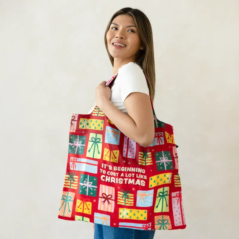4210 - FOLDABLE TOTE - COST OF CHRISTMAS