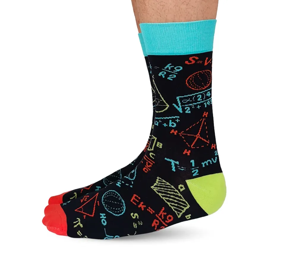 1981 - MEN'S SOCKS - MATH ATTACK