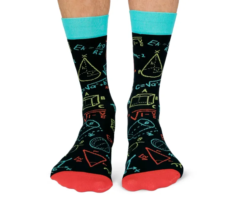 1981 - MEN'S SOCKS - MATH ATTACK