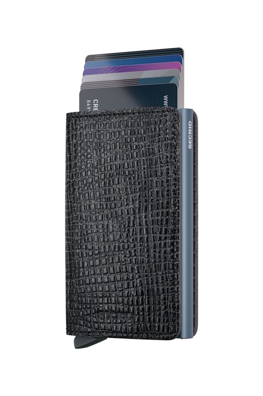 SPlm / SLIMWALLET - PALMELLATO BLACK