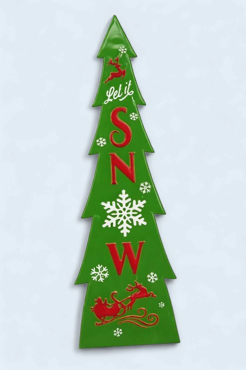 MFE176 - CHRISTMAS TREE PORCH SIGN
