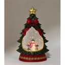 KDA2344 - ILLUMINATING SPINNING WATER GLITTER TREE / SNOWMAN + KIDS