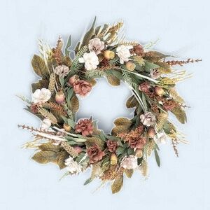 XW-HH1306 - FALL WREATH - MIXED FLORAL - 24"