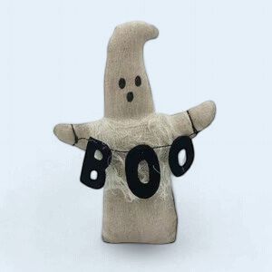 XW-SC1023 - GHOST STANDING - HOLDING BOO BANNER
