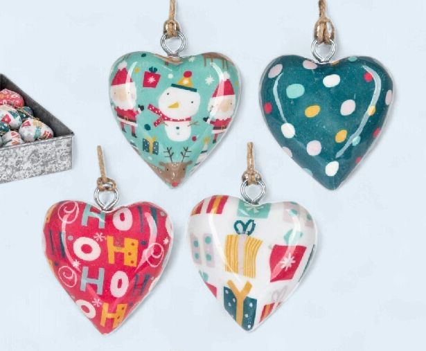 MX205545 - ORNAMENT - MINI HEART 4/ASST